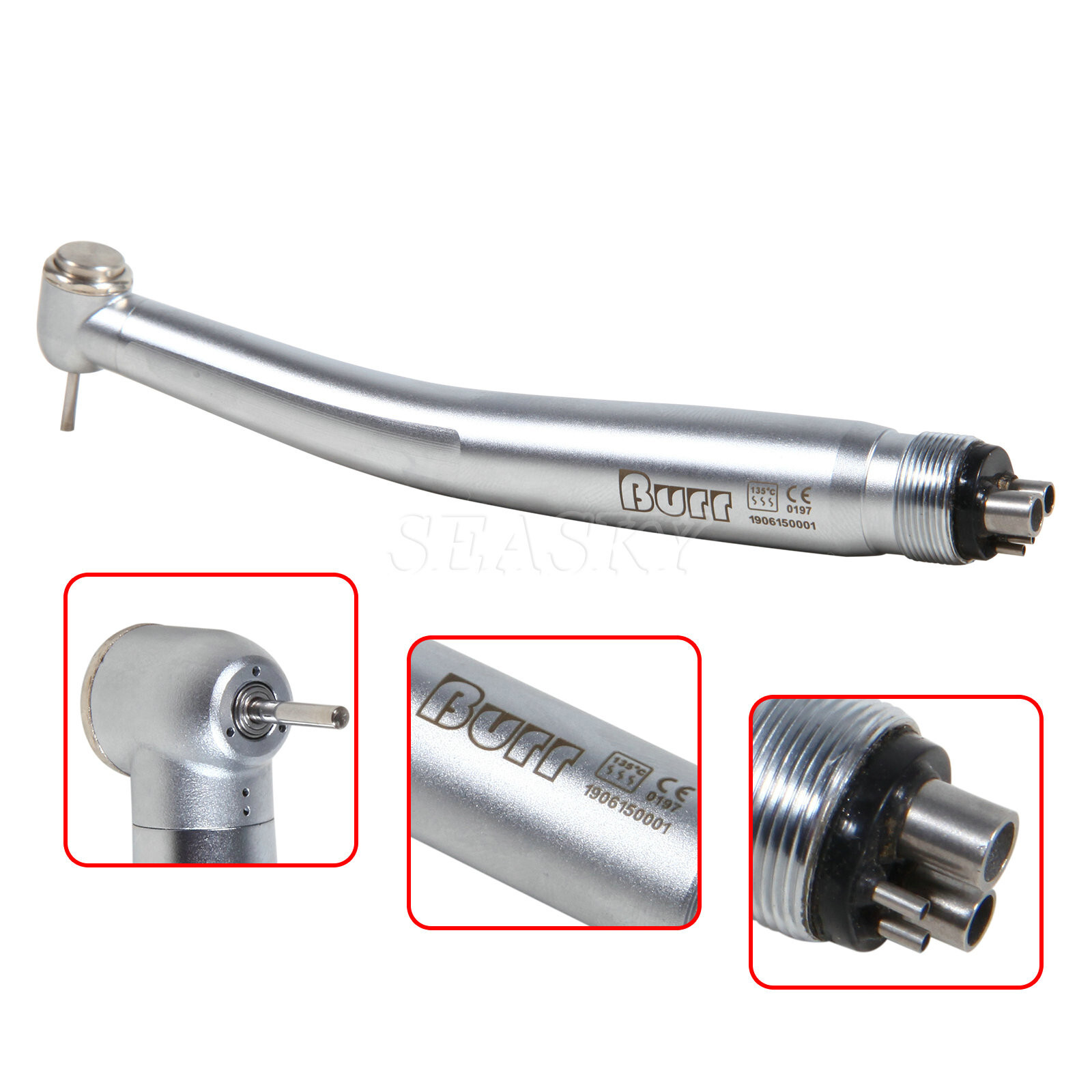 10xNSK Style Dental High Speed Handpiece Push Button standard 4Hole U3BM in USA