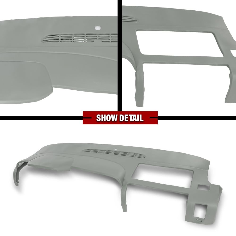 TPE Dash Cover Dashboard Bezel Fit Chevy Silverado (LS,LT or Work Truck)