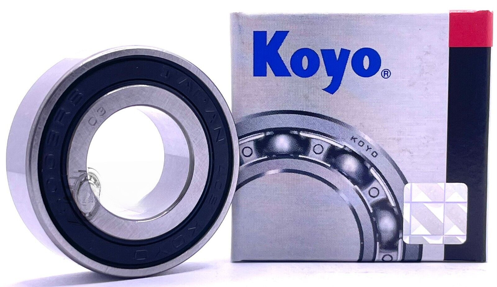NEW KOYO 6003 2RS C3 BALL BEARING, RUBBER SEALED 17x35x10 mm JAPAN