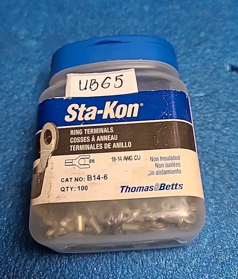 STA-KON #6 B14-6 ( Box Of 100 PCS )