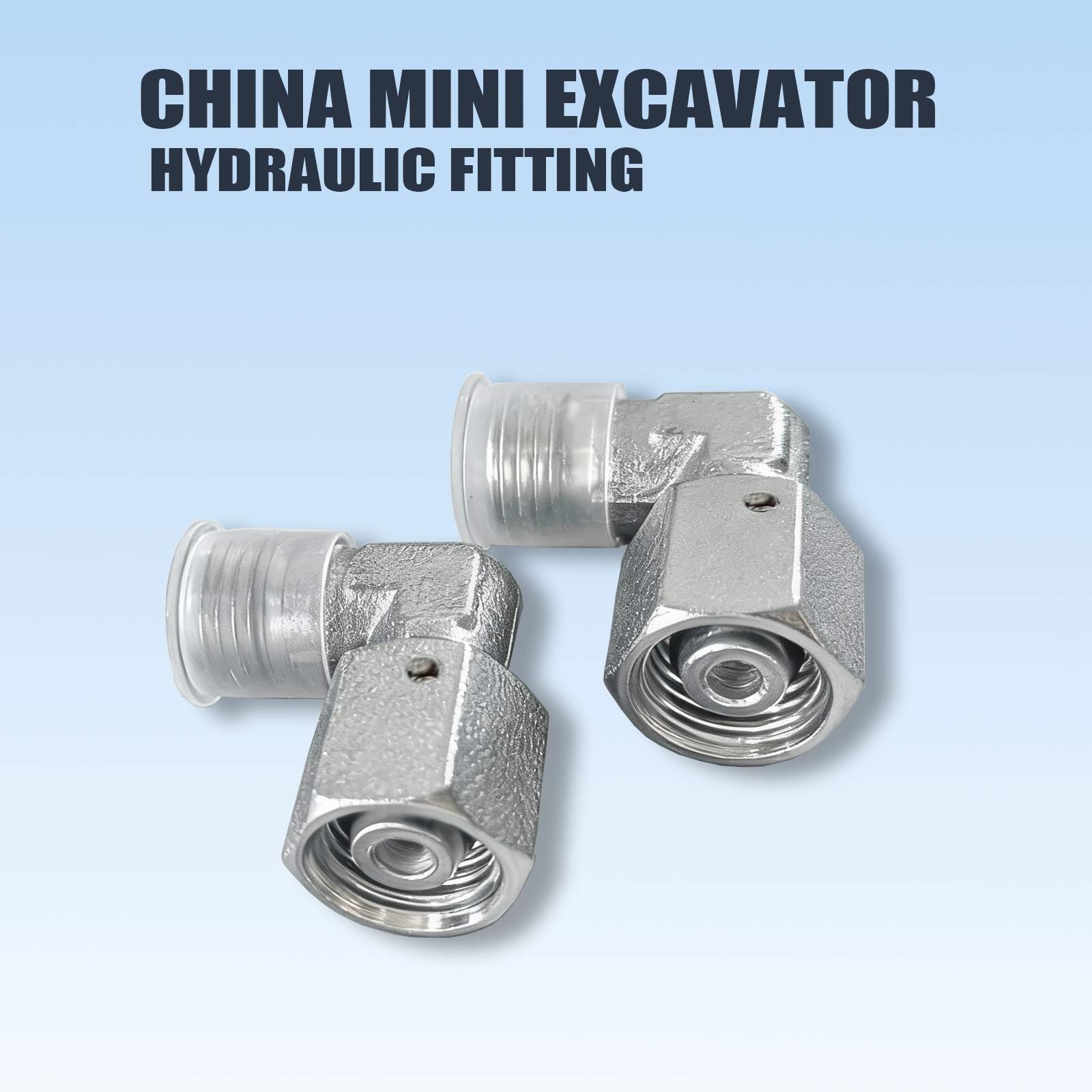 AGT M14x1.5 Din Male To Female 90 M14 China Mini Excavator Hydraulic Fitting