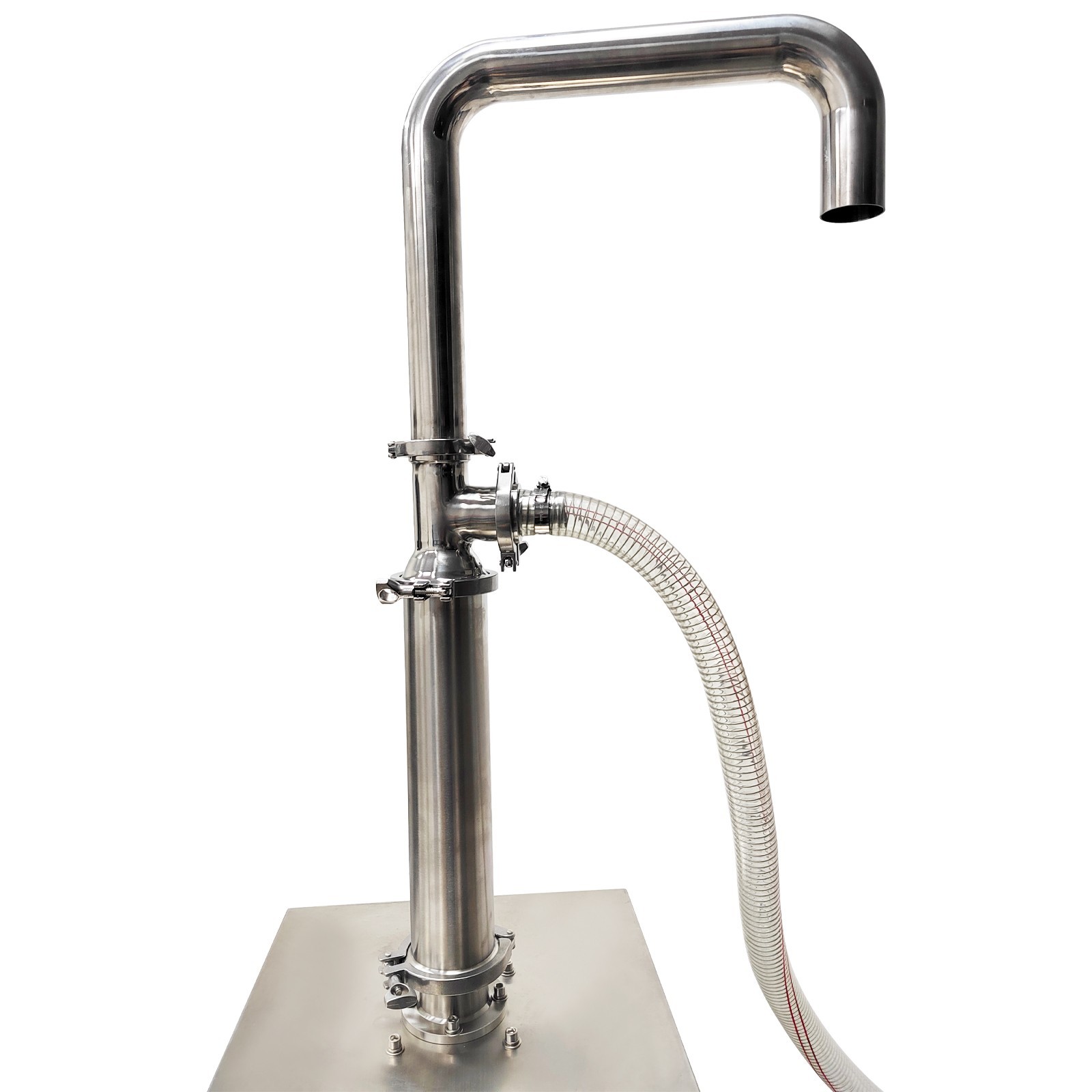 Stainless Pneumatic Paste Liquid Conveying Feeder Pneumatic Feeding Pump 11L