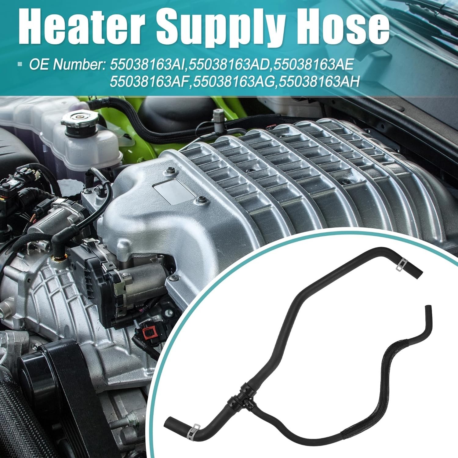 HVAC Heater Hose for 300 2011-2020 for Challenger 2011-2021 for Charger 2011-202
