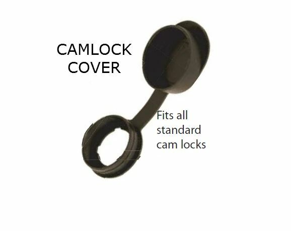 Qty6 Black Plastic Dust Cover Waterproof Caps Fit for 19mm 3/4″ Dia Cam Lock USA