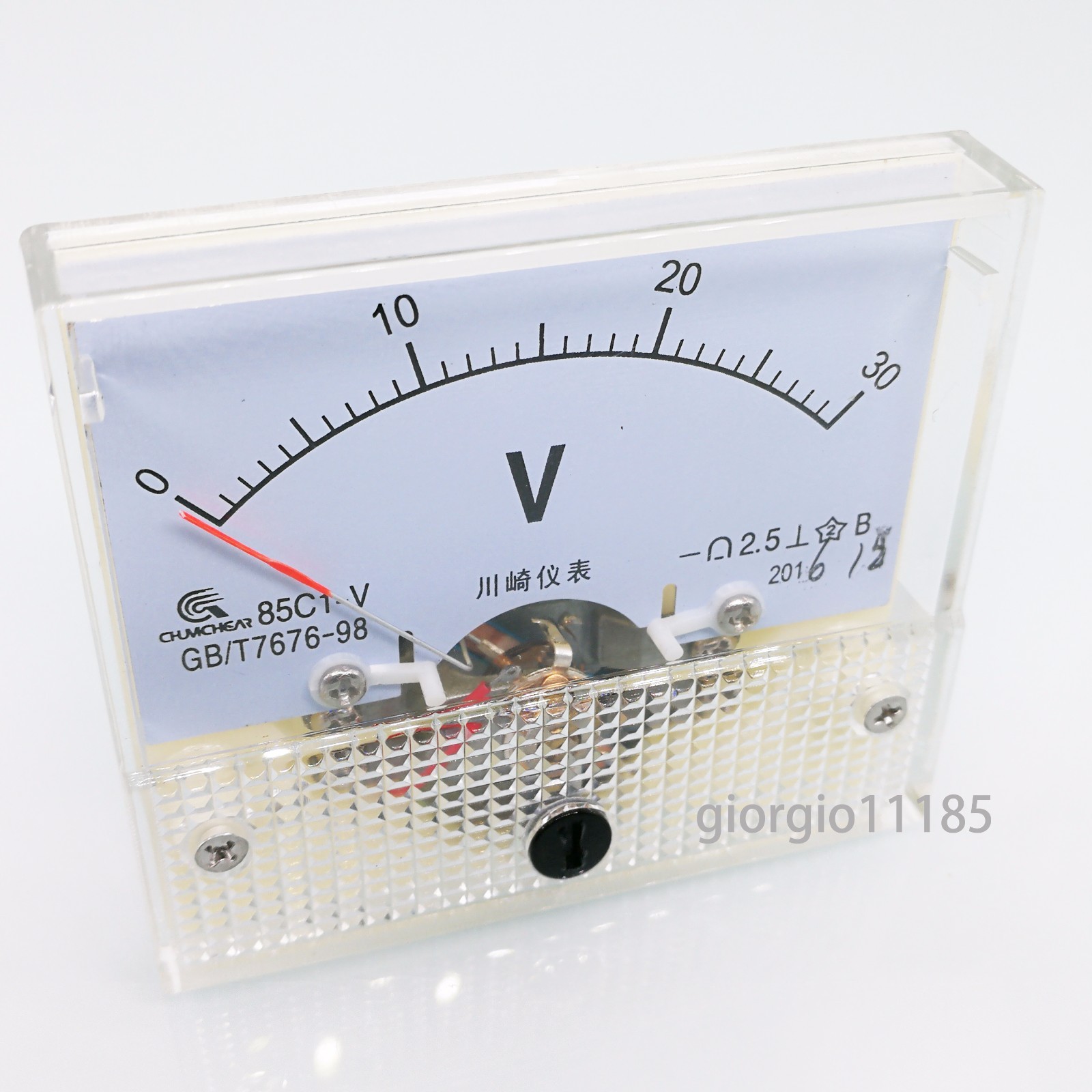 US Stock Analog Panel Volt Voltage Meter Voltmeter Gauge 85C1 0-30V DC