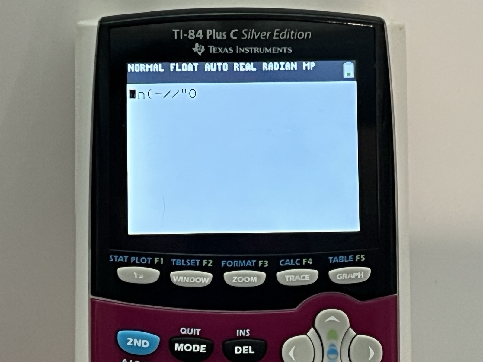Texas Instruments TI-84 Plus C Silver Edition Graphing Calculator -Magenta/Plum