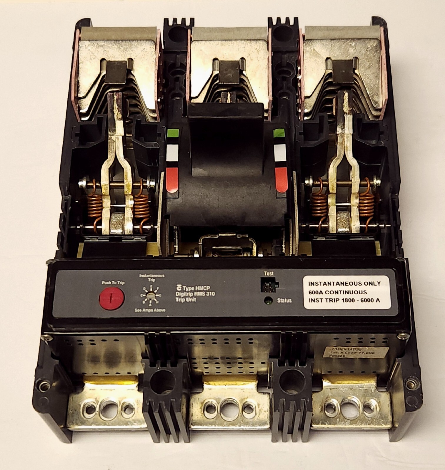 EATON CUTLER HAMMER HMCP600L6W 600 AMP Type HMCP Motor Circuit Protector 1800