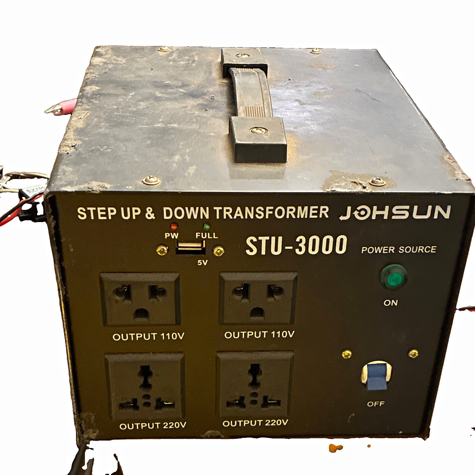 JOHSUN STU-3000 3kVA Step Up/Down Transformer 110/220V 50/60Hz 4 Outlets