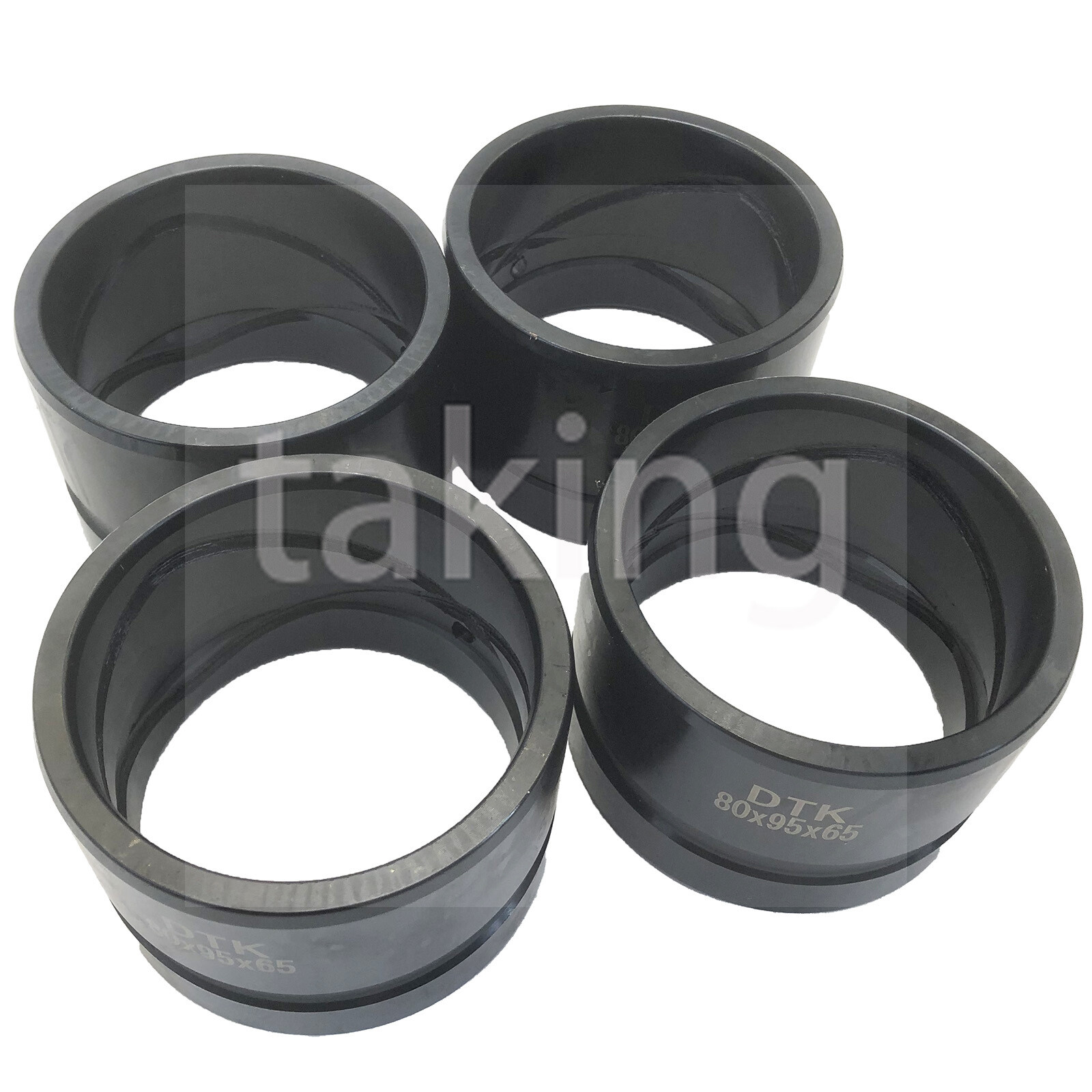 New 4pc 80mm excavator bushing harden steel bushing ID 80mm x OD 95mm x L 65 mm