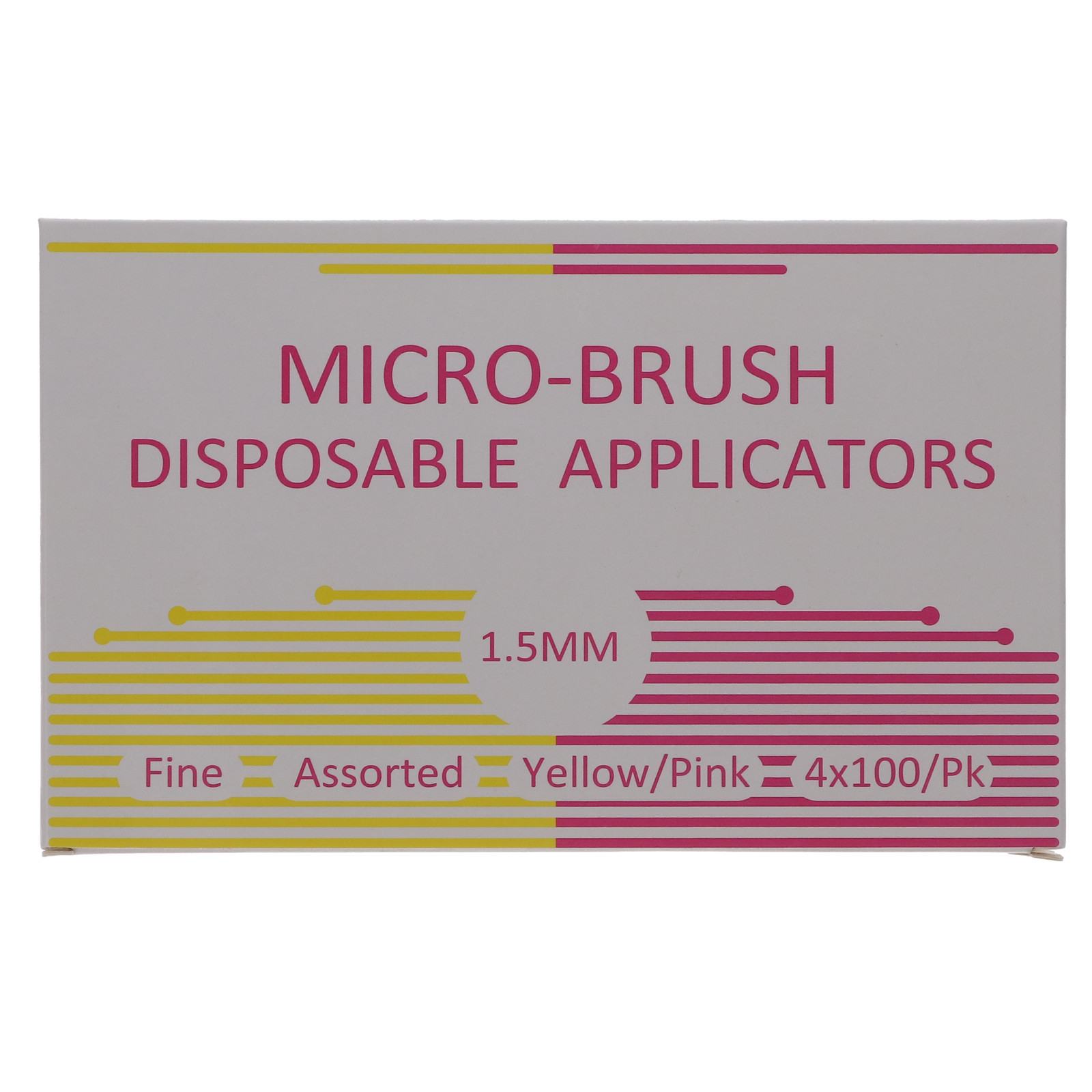 House Brand Dentistry 101318 Disposable MicroBrush Applicators Fine 400/Pk