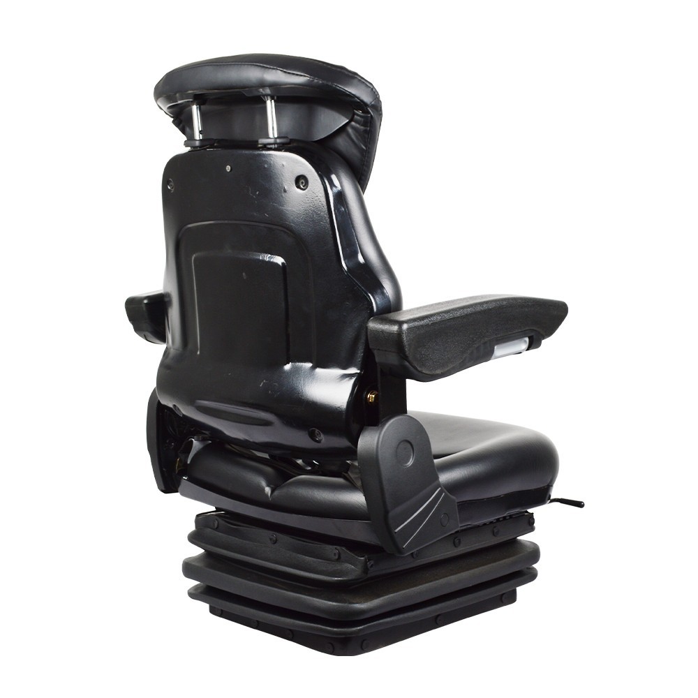 Universal Upgraded Forklift Seat Adjustable Tractor Seat with Seatbelt &Armrests