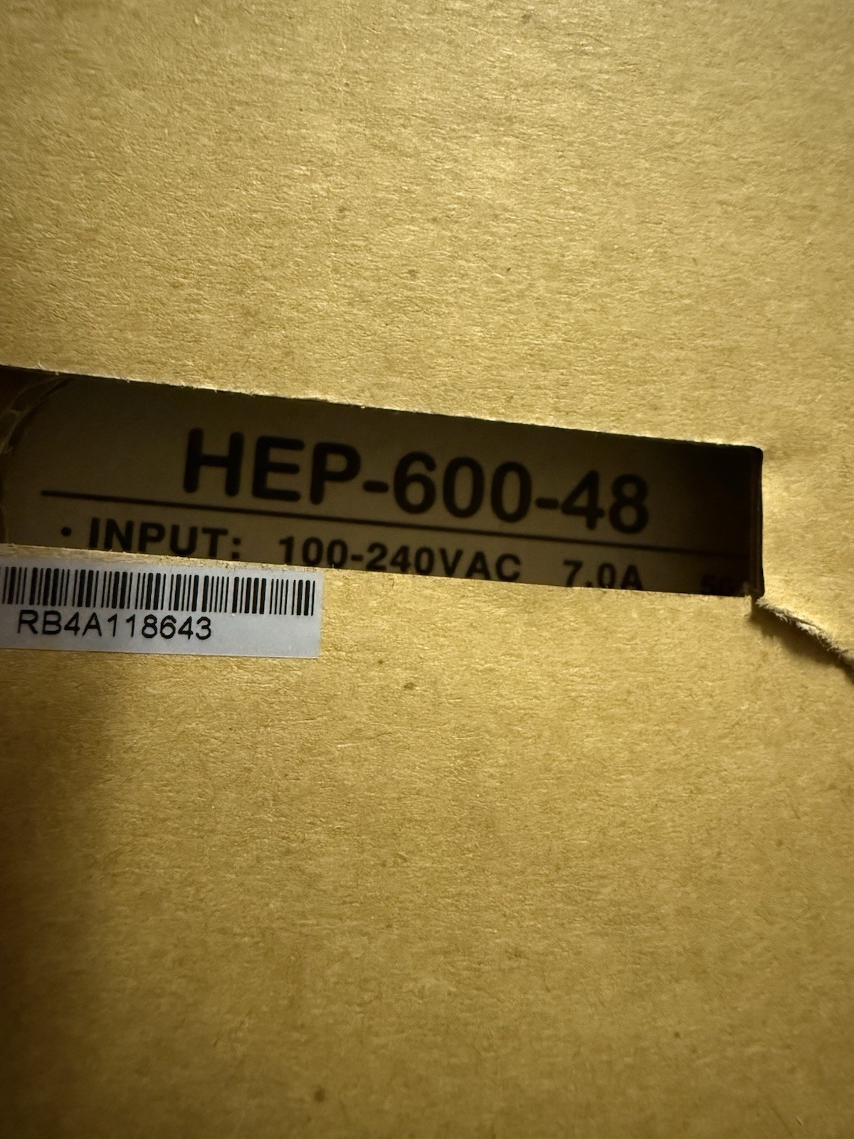 MEAN WELL HEP-600-48 Switching Power Supply MeanWell