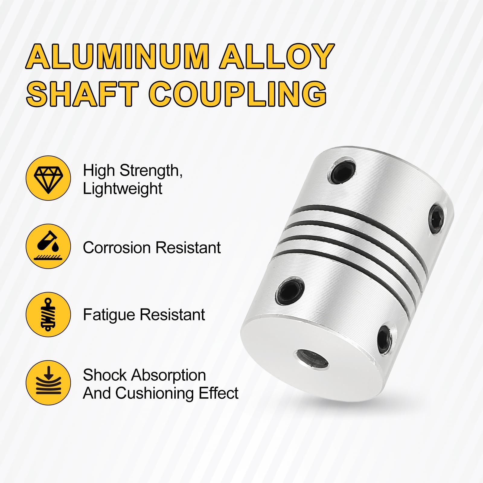 uxcell 3mm to 3.17mm D15xL20mm Flex Coupling