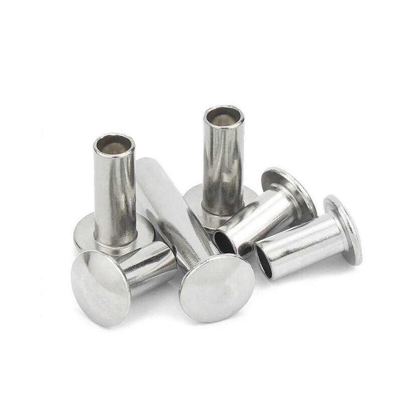 A2 Stainless Semi Tubular Rivet M1.5-M8 Mini Truss Head Semi Hollow Shank Rivet