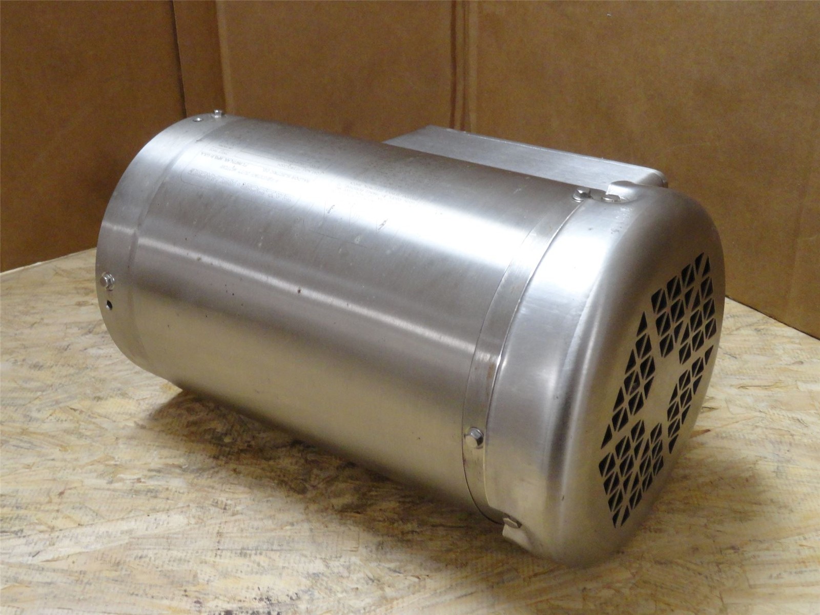 251414 Old-Stock; Baldor VFSWDL3504 AC Motor; SS; 1/2HP; 115/230V; 1800RPM; 3PH