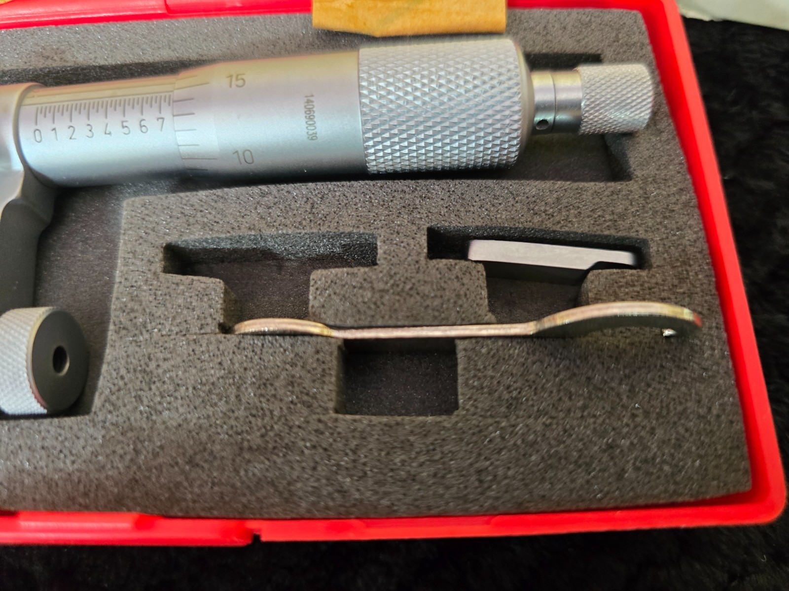 MACHINIST TOOLS SPI ANVIL MICROMETER Mic Carbide Tipped 12-461-0 * 0.0001 0-1