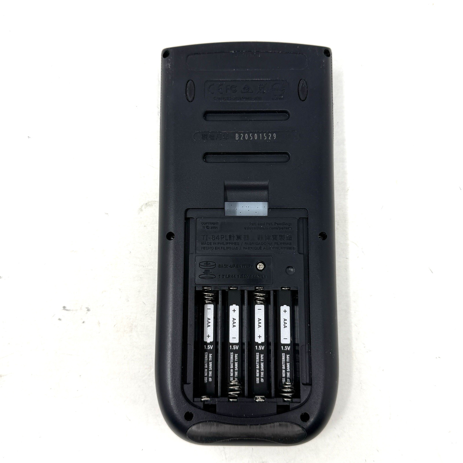Texas Instruments TI-84 Plus Graphing Calculator Black «No Battery Cover»