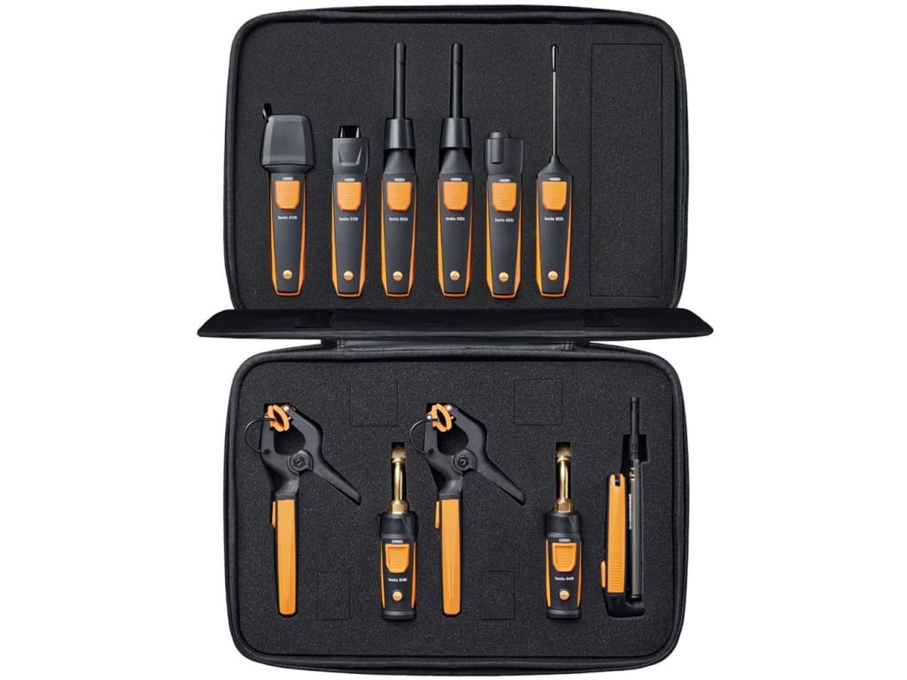 Testo HVAC/R COMPLETE KIT – Testo Smart Probe HVAC/R Complete Kit (0563 0007)