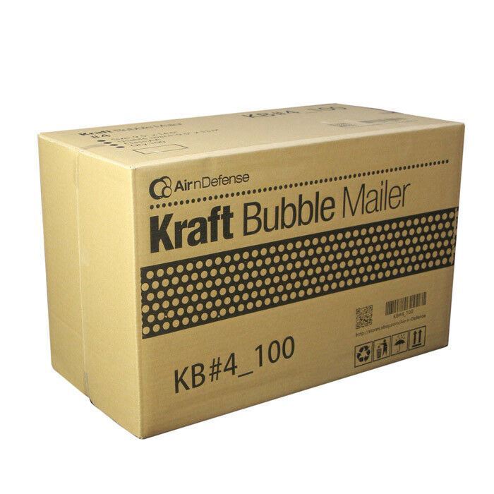 #4 9.5×14.5 Kraft Bubble Padded Envelopes Mailer Yellow Shipping Bag AirnDefense