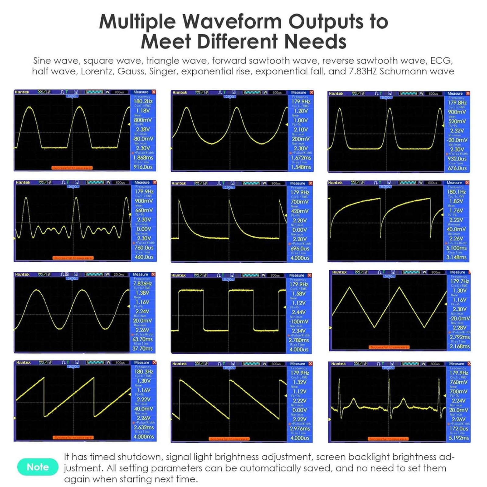 Low Frequency Wave Generator with 7.83Hz Default and 0.001Hz-200kHz Tuning
