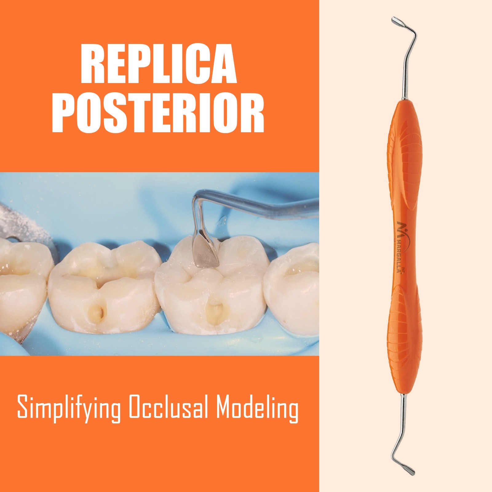New Dental Composite Filling Instruments Restoration Replica Posterior Spatula