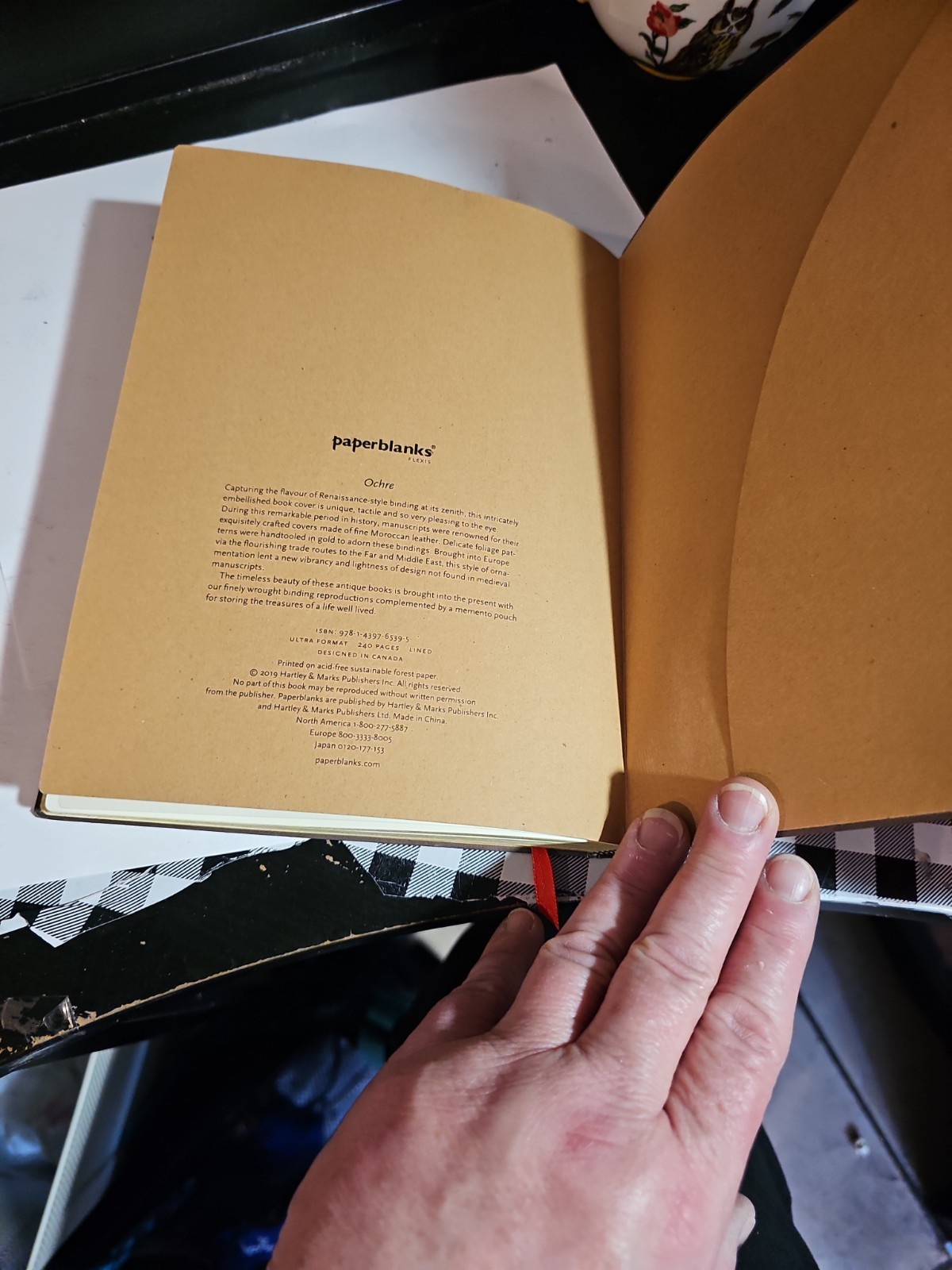 New Paper Blanks 7×9 Ochre Journal