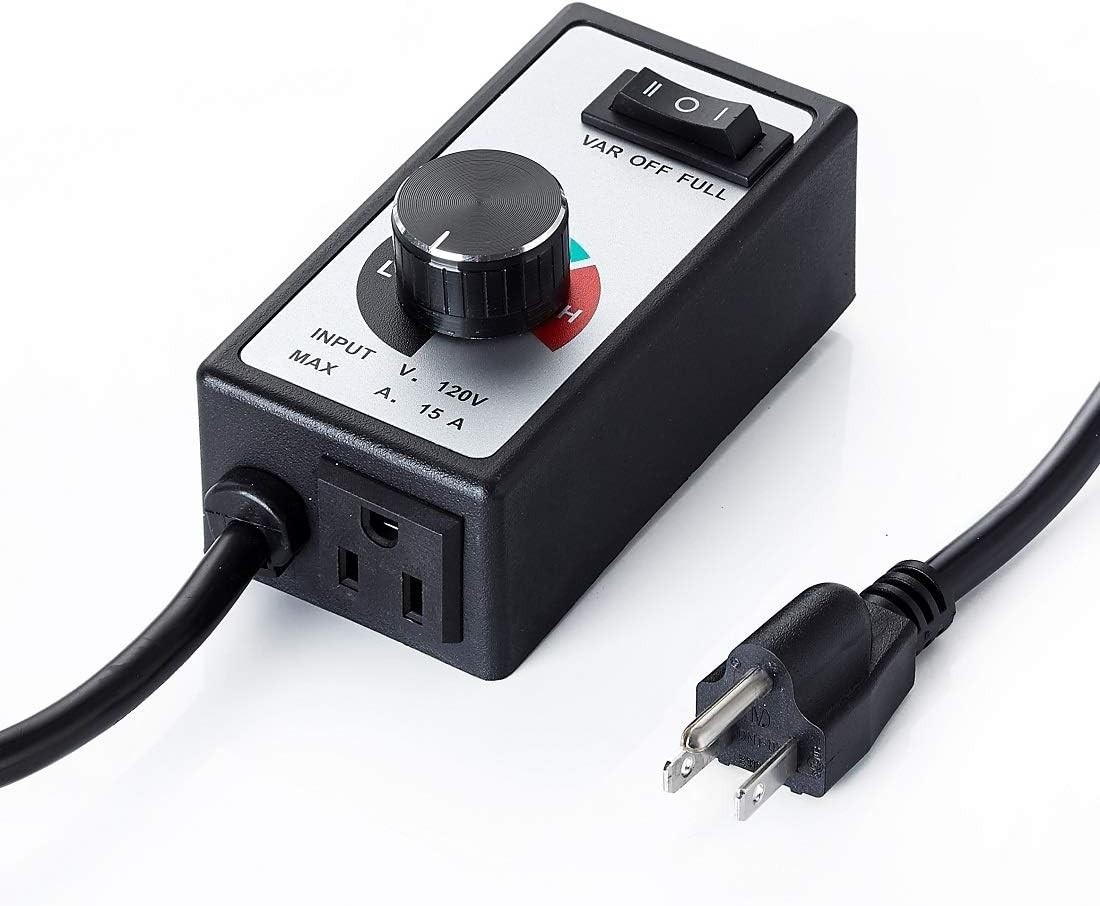 AC Motor Speed Controller 120V 15A Max Electronic Fan Speed Controller Variab…