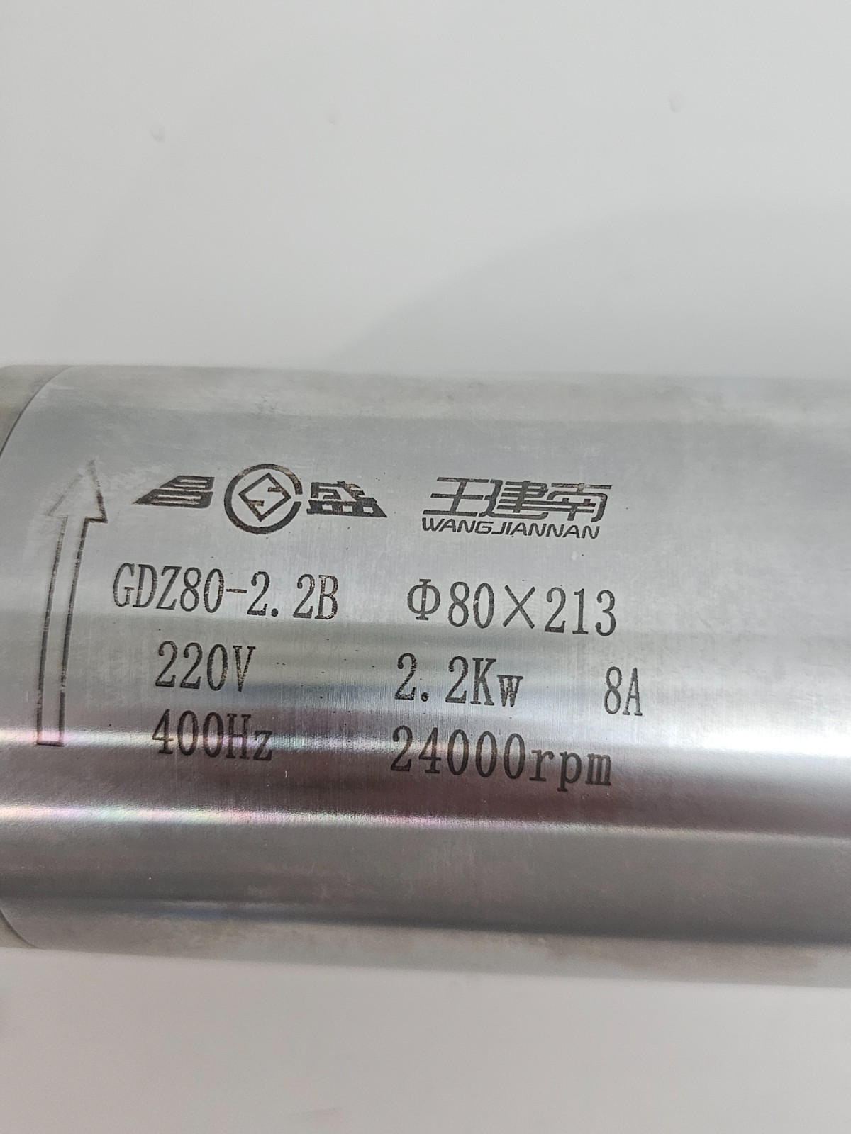 CNC 2.2KW ER20 Water Cooling Spindle Motor 110V 220V Router Milling GDZ80-2.2B