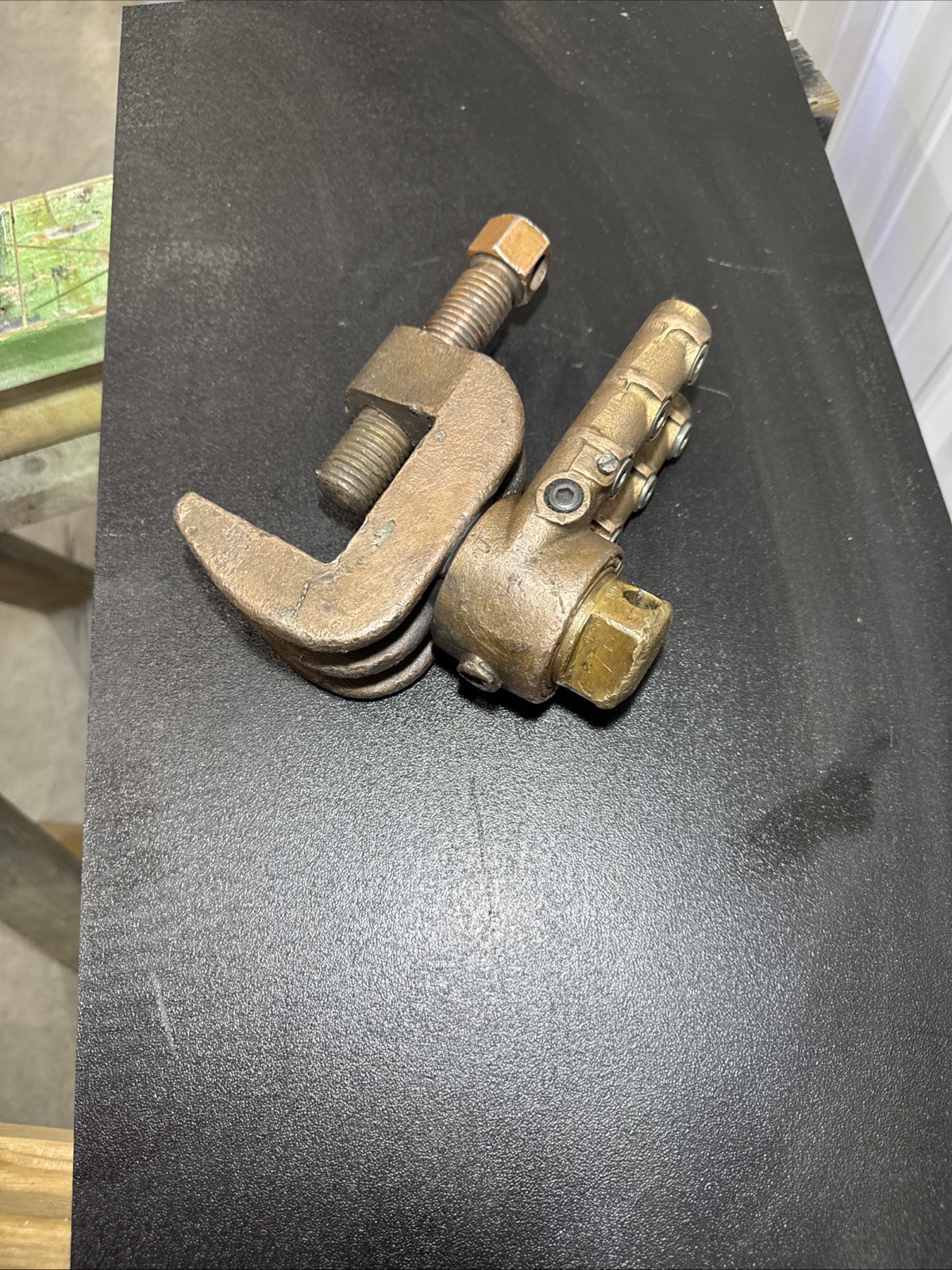 Roto Ground Clamp, Tweco Male Plug, C-Clamp Esab Welding Tweco