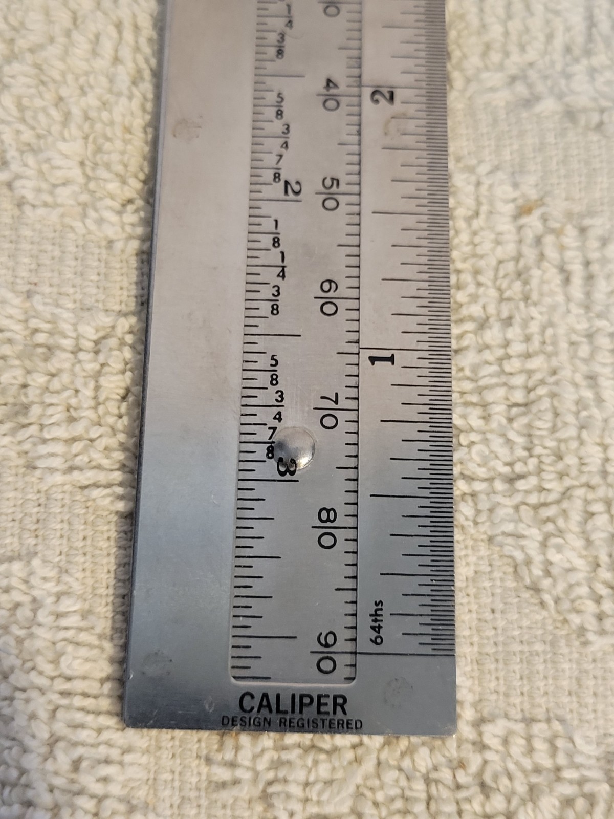 VINTAGE CALIPER THE EXECUTIVE POCKET CHUM 3.5 IN. U.S.A.