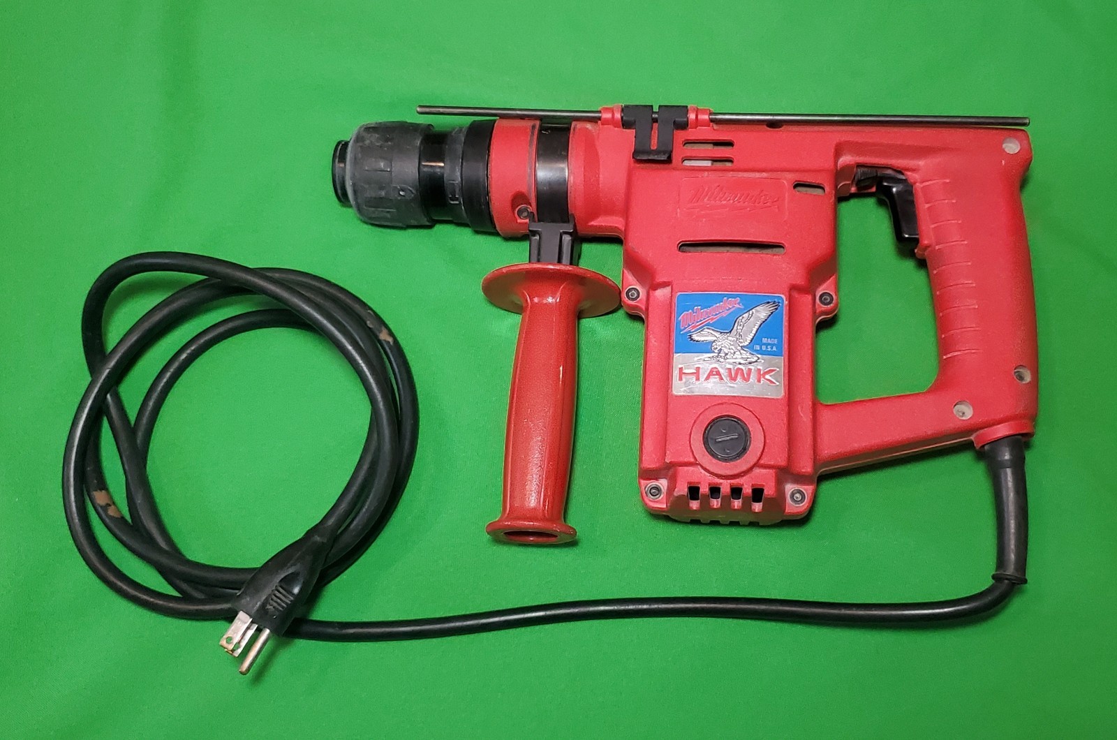 Milwaukee USA 1″ Corded Heavy Duty Hawk Rotary Hammer 5362-1 w/ Box Bits Manual