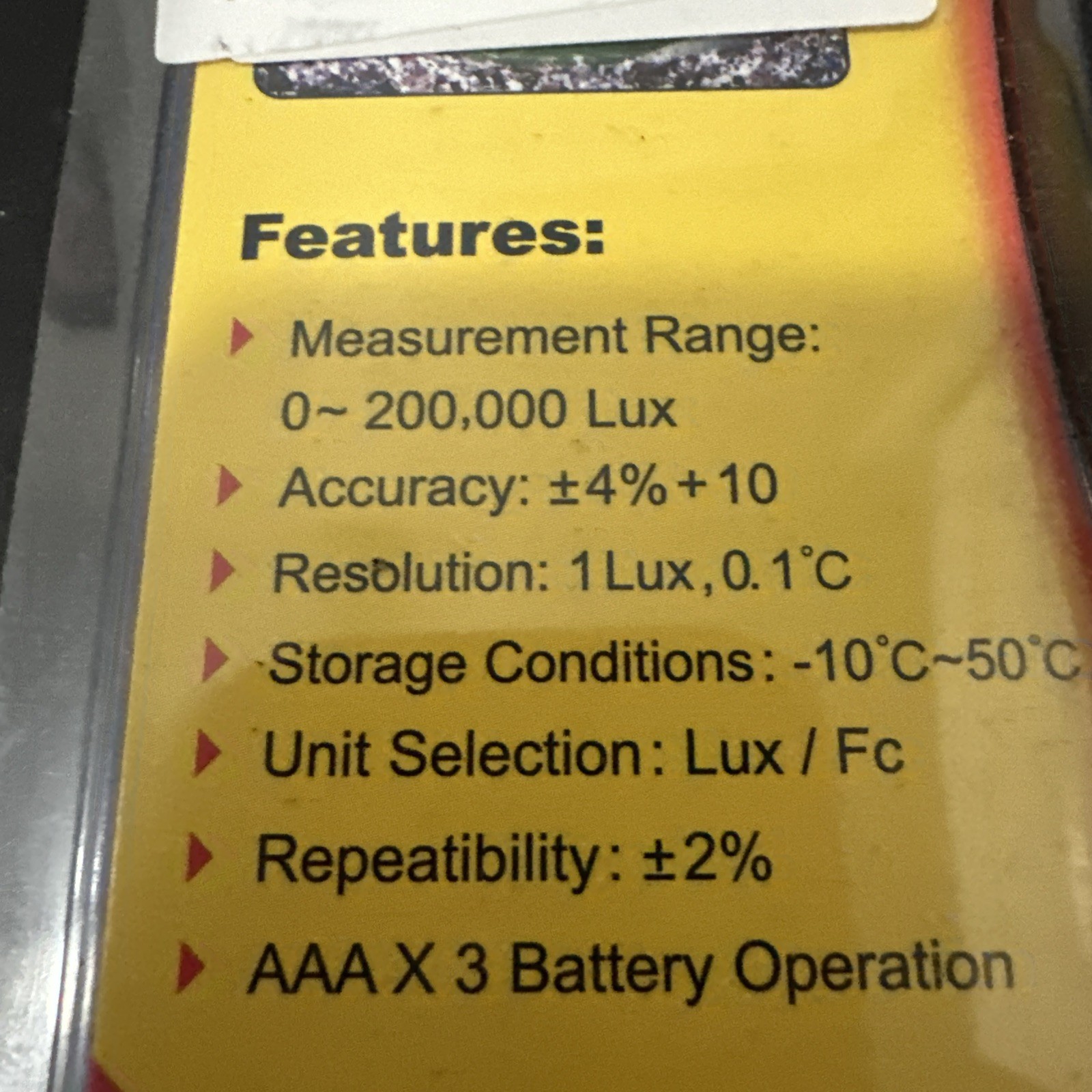 Smart Sensor Digital Lux Meter As803 New In Package