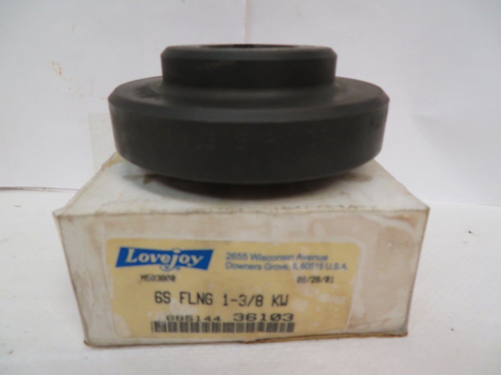 NEW LOVEJOY 6S FLANGE KEYED COUPLING 1-3/8″ BORE 36103 685144 6000 MAX RPM