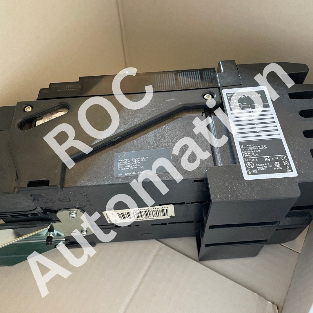 Surplus Pre-owned Square D JJA36250U31X -3P 600V 250A 65K I-Line Circuit Breaker