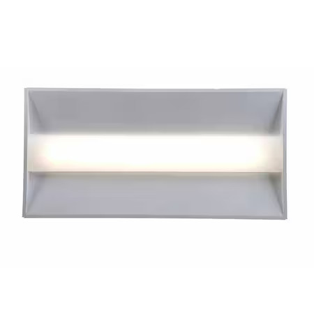 Lumination Lvt24b048mm840vqltwhte Recessed Troffer, 4 Ft L, 4800 Lm, 43W