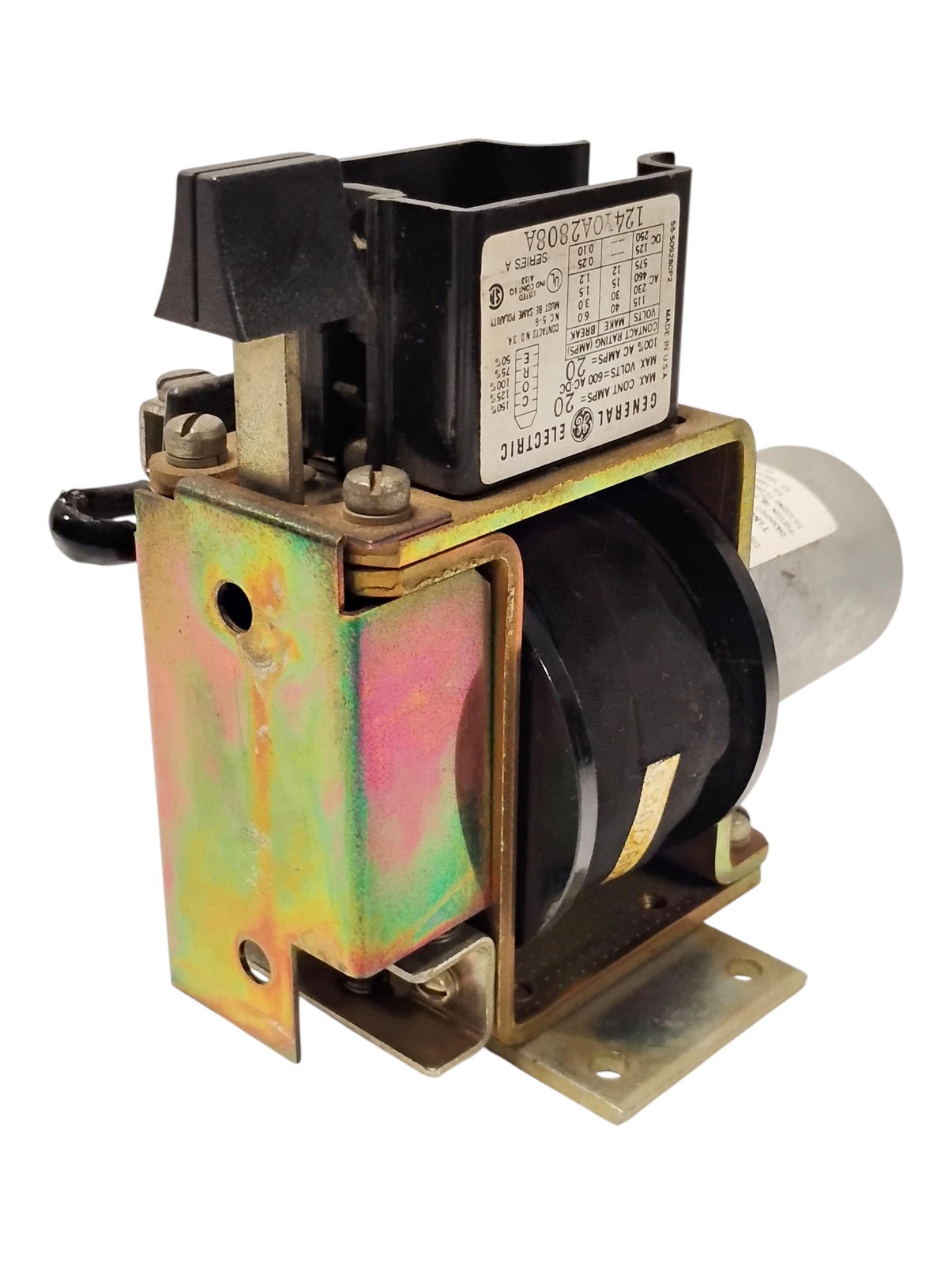 GE 124YOA2808A 600 V 20 A Dashpot Relay
