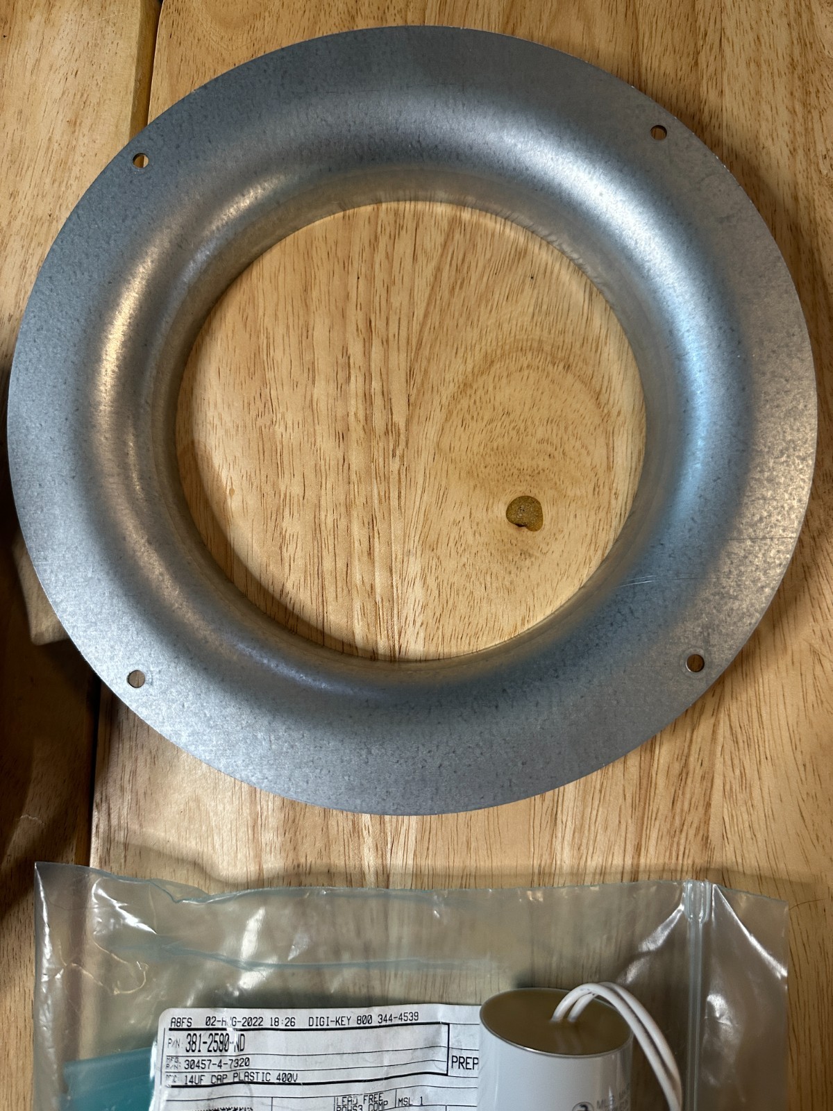 ebm-papst R2E225-RA40-21 AC Centrifugal Blower Fan 115V w/Capacitor + Inlet Cone