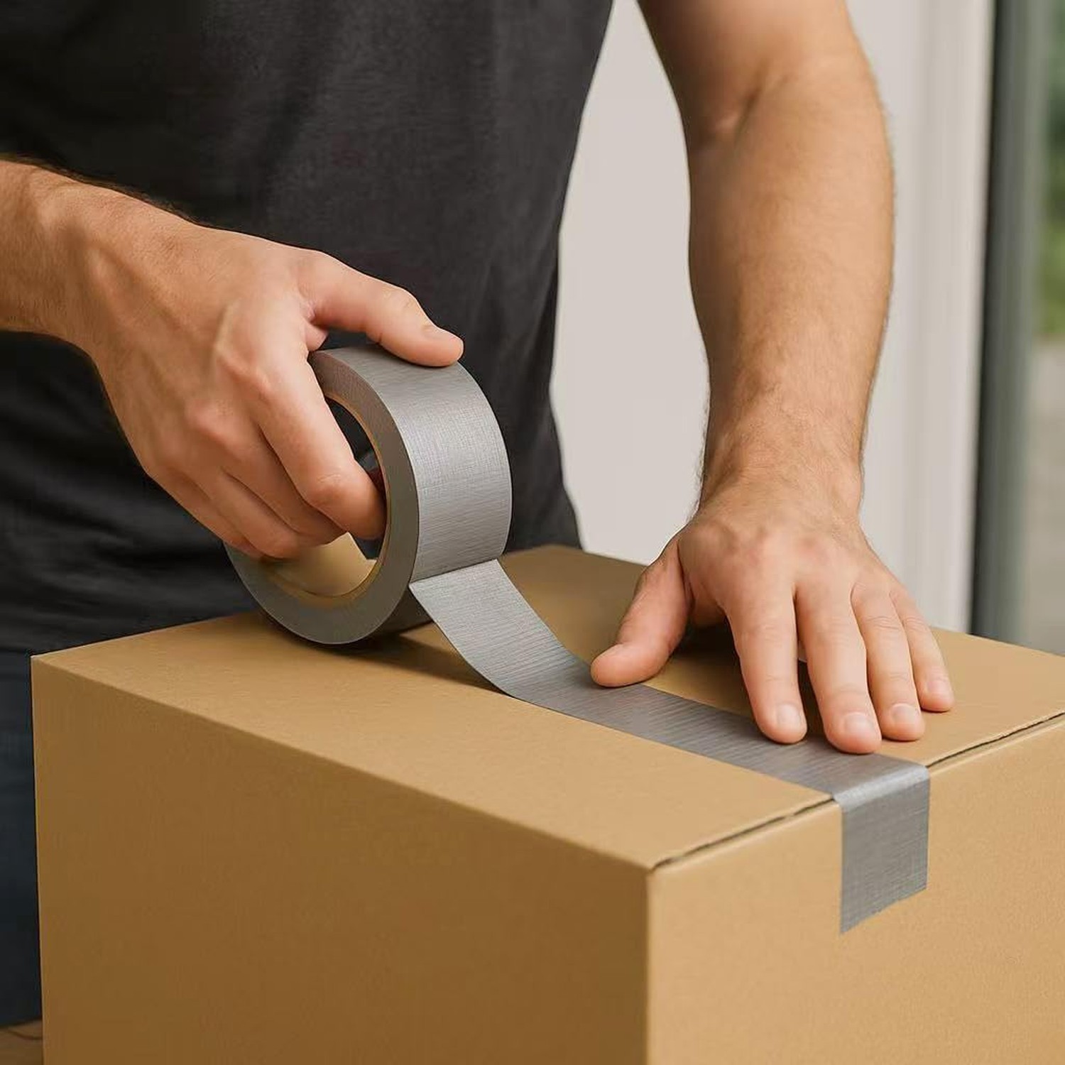 Duct Tape Heavy Duty, Heavy Object Packaging, and Home Repairing,Strong Adhes…