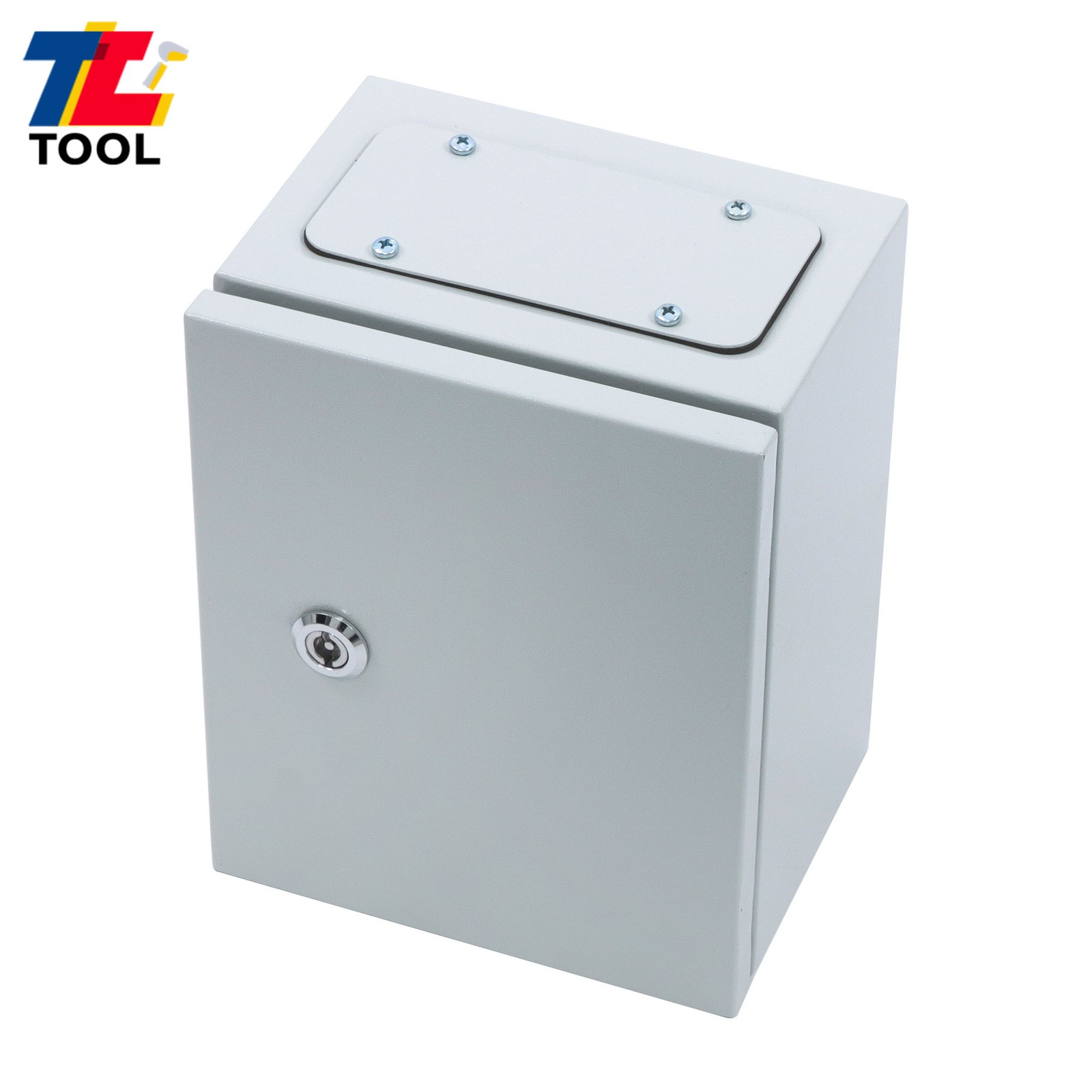 10x8x6″ Carbon Steel Electrical Box, IP65 Waterproof NEMA 4X Rated, Heavy-Duty