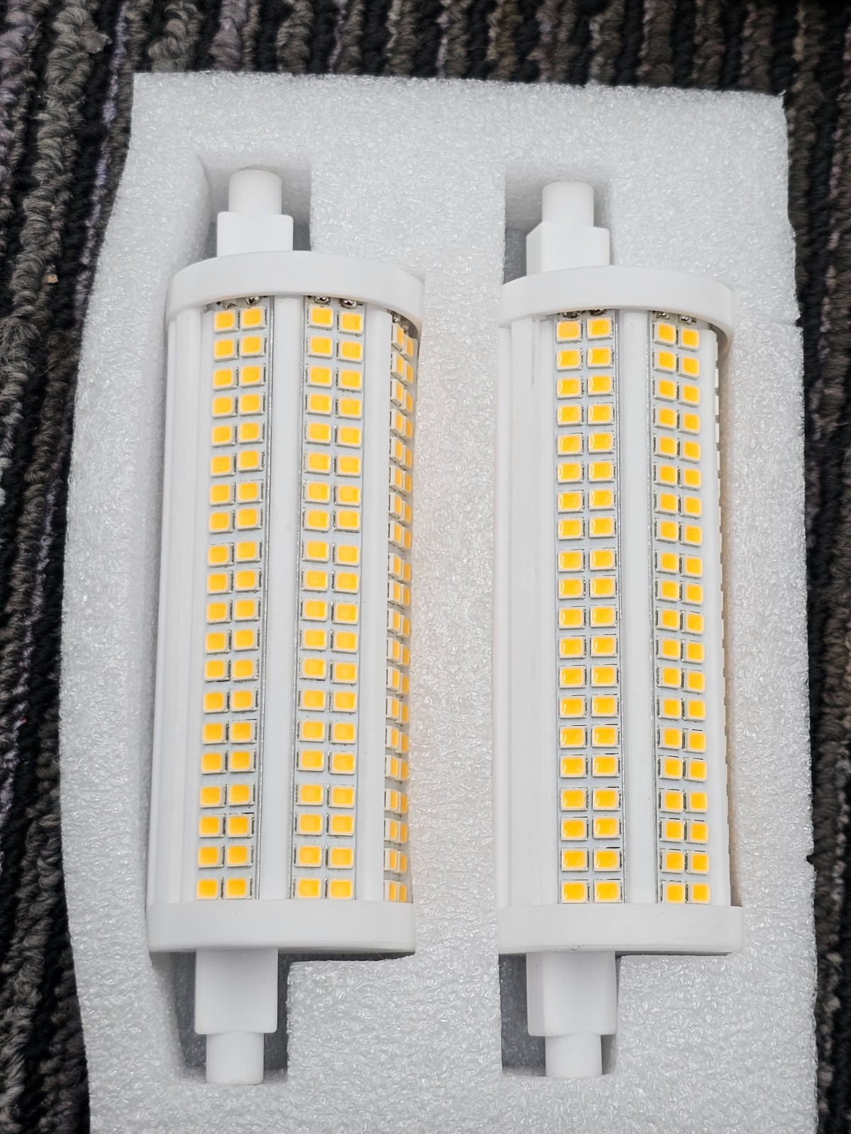 (QTY 2) ALQFFHL Dim LED R7S 118mm LED Bulb 30W110-130V 3000K