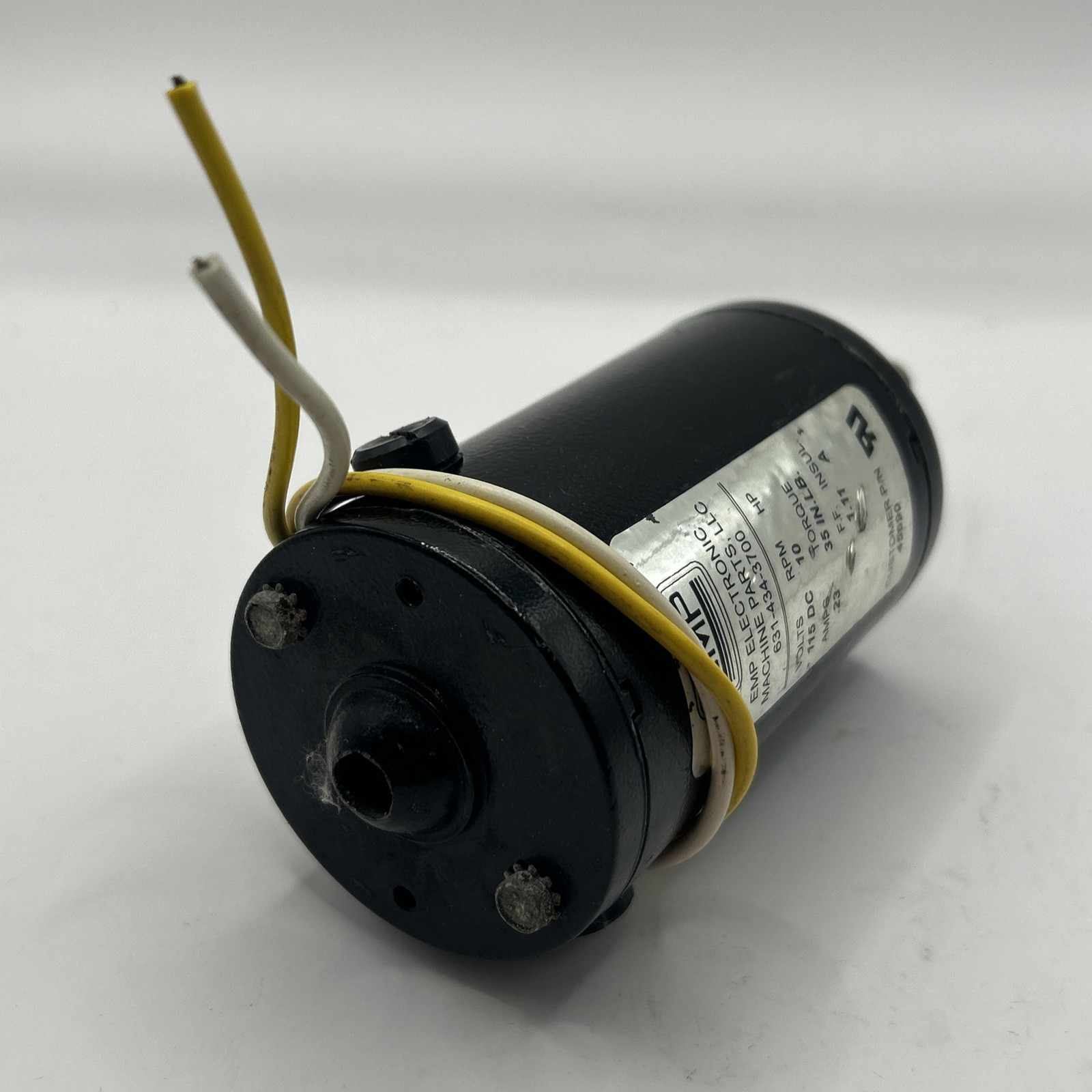 EMP 45690 Correction Motor 115DC 10 RPM 35 IN. LB TORQUE