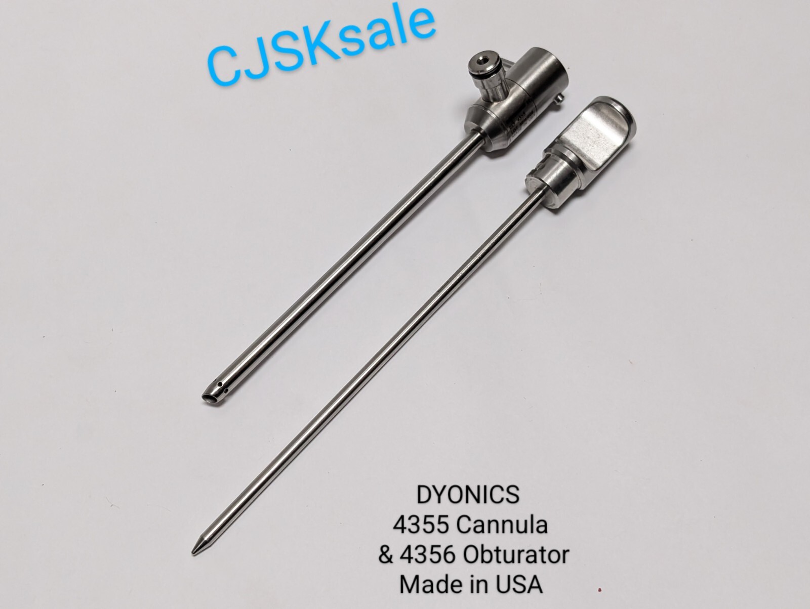 DYONICS 4355 Cannula & 4356 Obturator Made In USA (USED).