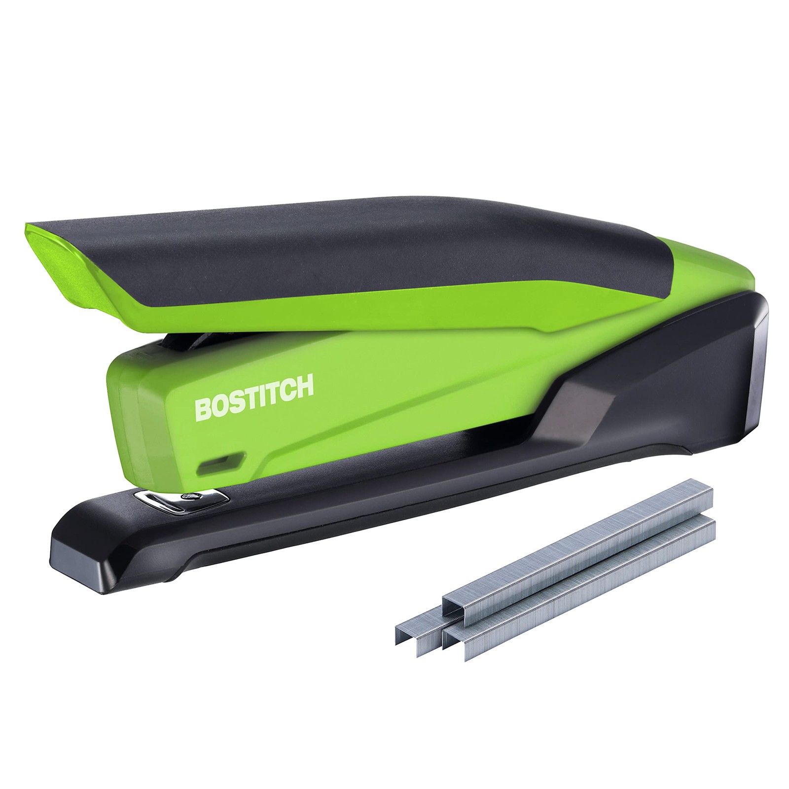 Bostitch Office InPower Spring-Powered Desktop Plastic-Full Strip, Green