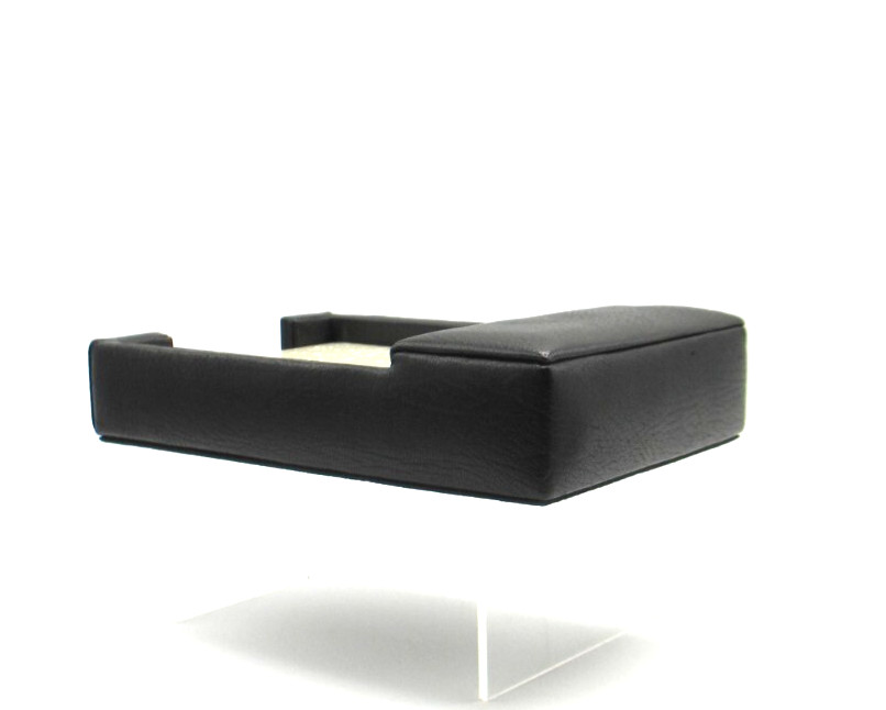 Desk Memo Tray Leather Graphic Image Black