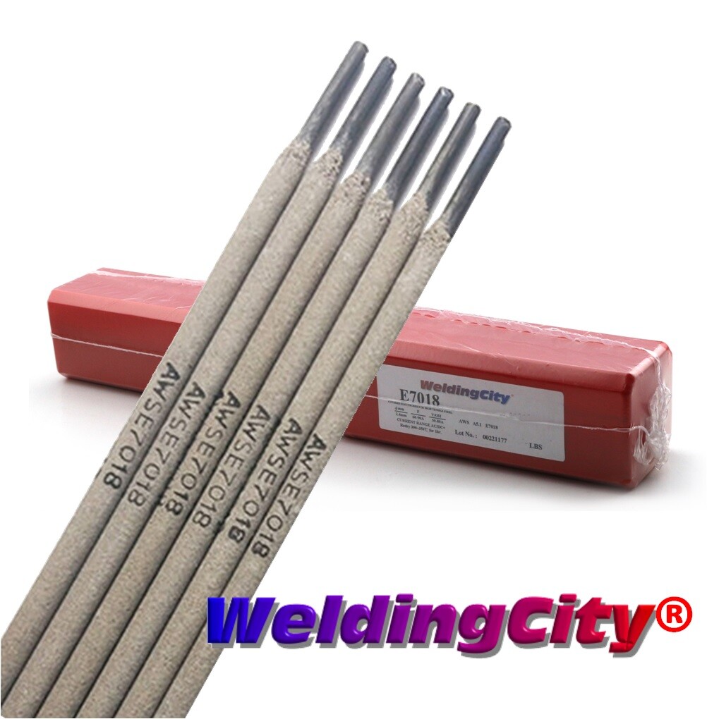 WeldingCity® 5-Lb E7018 Mild Steel Stick Welding Electrode Rod | US Seller Fast