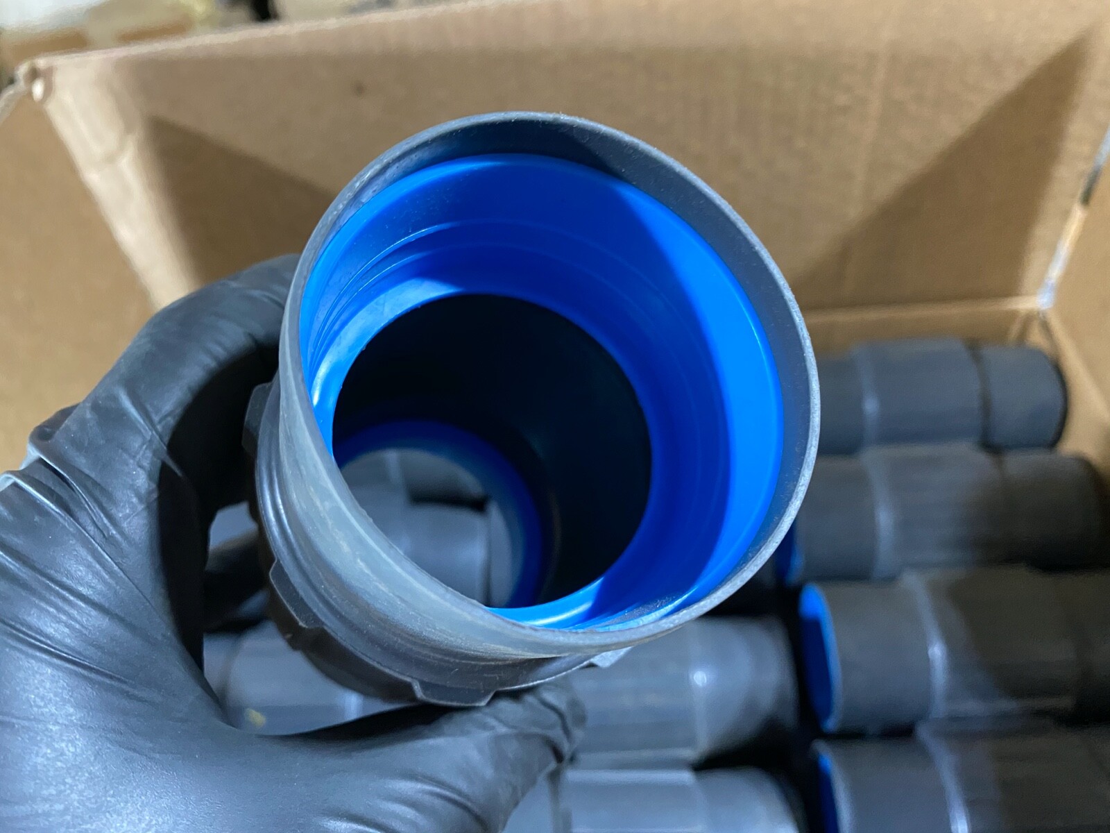 5x Perma-Cote CPL-200 PVC Coated Conduit Couplings 2″, NOS