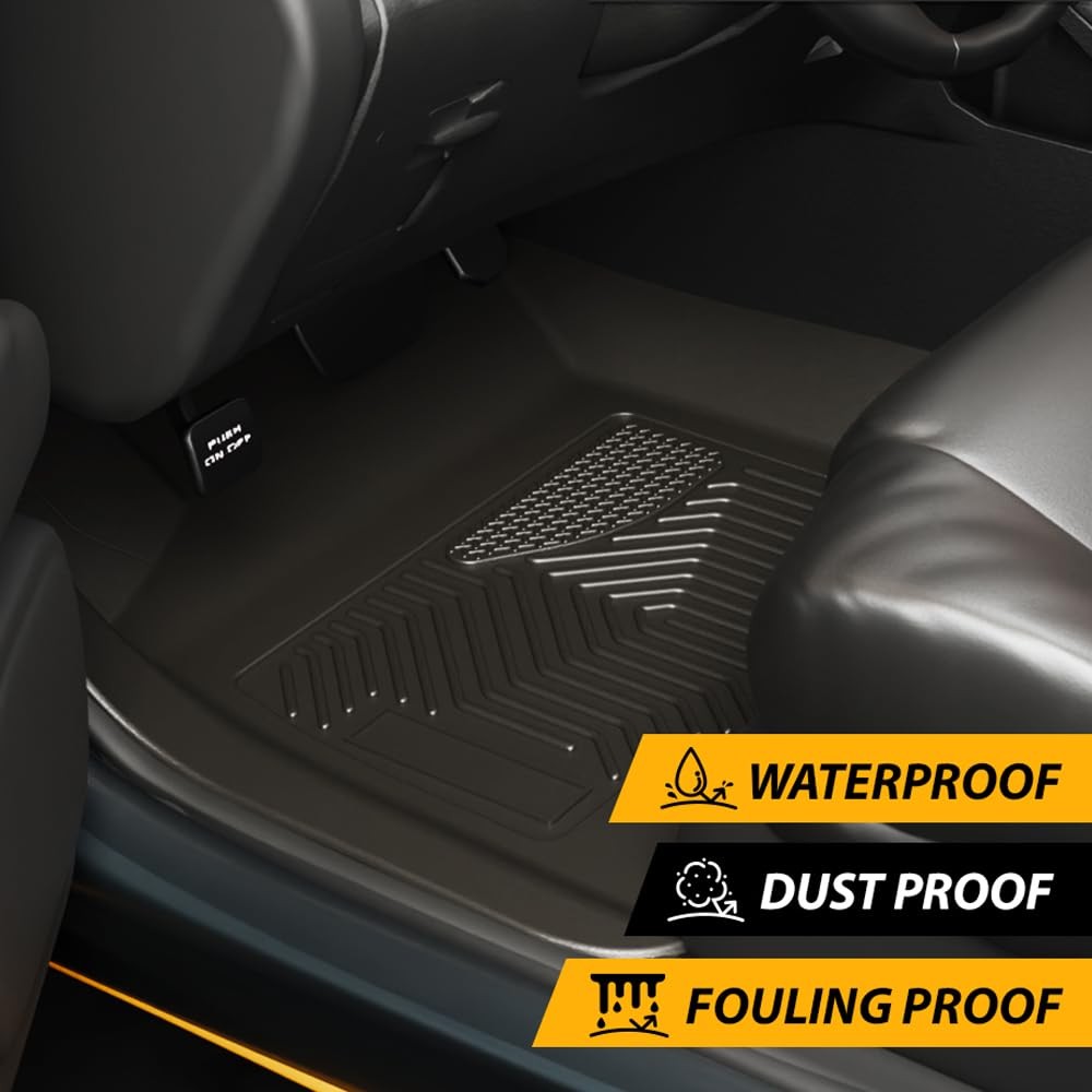 TPE Floor Mats Cargo Liners Infiniti QX60 2014-2020 4PCS All-Weather Protection