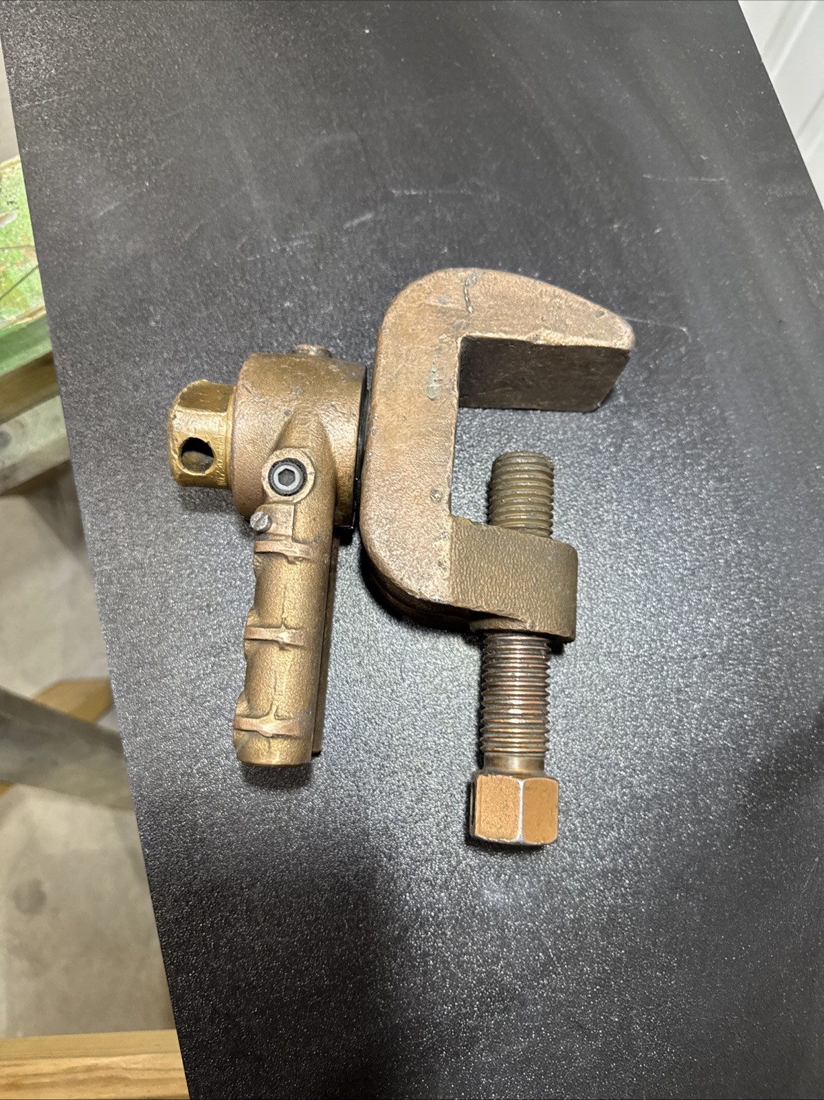 Roto Ground Clamp, Tweco Male Plug, C-Clamp Esab Welding Tweco