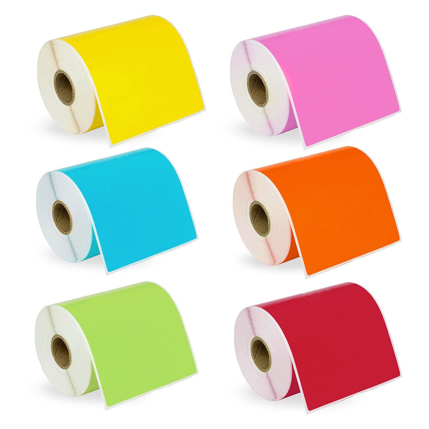DYMO LW 1744907 SIX COLORS 4″ x 6″ Direct Thermal Labels (30) Rolls/220