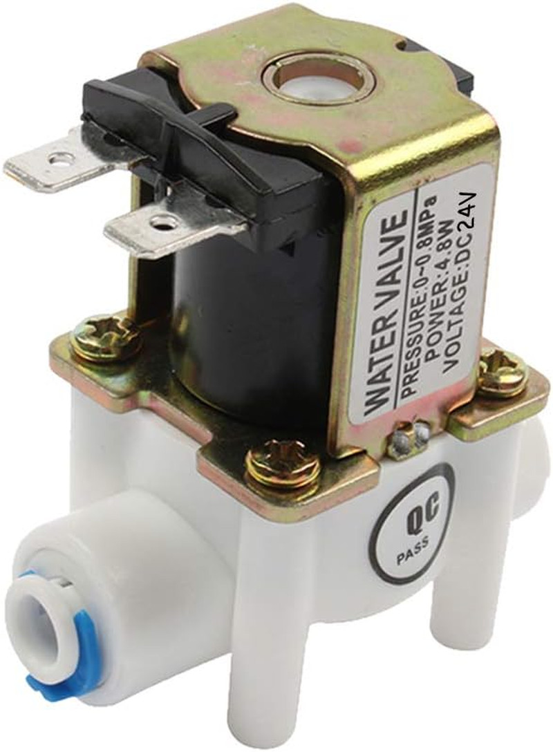 Beduan 24V 1/4″ Inlet Water Solenoid Valve Normally Closed for RO Reverse Osmosi